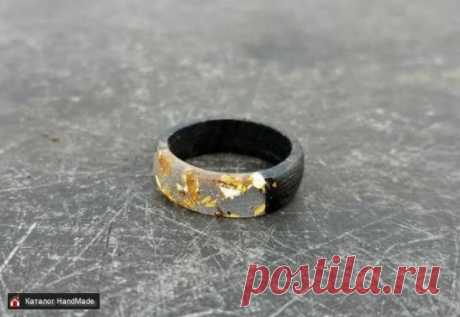 Кольцо из ювелирной эпоксидной смолы и дерева купить в Беларуси HandMade, цены в интернет магазинах