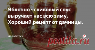 Яблочно - сливовый соус выручает нас всю зиму.  Хороший рецепт от дачницы. Такой соус готовлю уже много лет, и вся моя семья его любит. Тем более, что и обходится он нам дешево. На даче растут три  яблони и два сливовых дерева. Плодоносят хорошо.
Зимой он просто выручает нас. Особенно он хорош к мясу.
Рецепт этого соуса я переписала у подруги много лет назад,  и готовлю каждый год.   Короче, очень советую приготовить.
Я буду писать пропорции, к которым уже привыкла, так