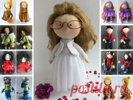 Handmade doll Textile doll Tilda doll Interior doll Art doll White doll Rag doll Muñecas Soft doll Bambole Puppen Fabric doll by Oksana K Handmade doll Textile doll Tilda doll Interior doll Art doll White doll Rag doll Muñecas Soft doll Bambole Puppen Fabric doll by Oksana K __________________________________________________________________________________________   Hello, dear visitors!  This is handmade fabric doll created by Master Oksana K (Kiev, Ukraine). All dolls st...