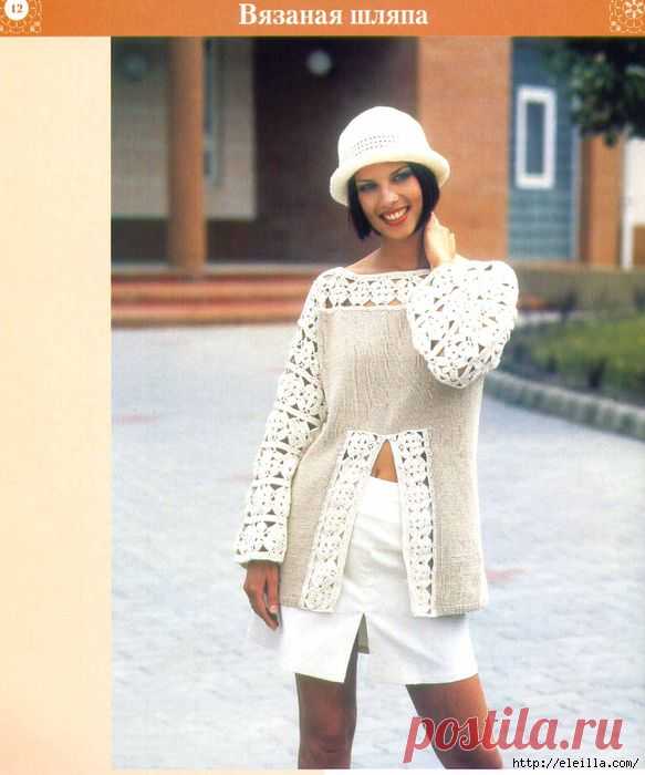 ЗОЛОТАЯ КОЛЛЕКЦИЯ ВЯЗАНИЯ КРЮЧКОМ. ПУЛОВЕРЫ, ШЛЯПКИ, СУМКИ.