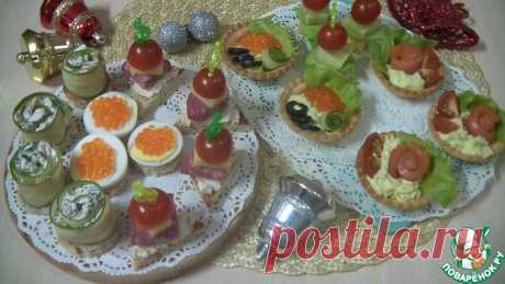 Фуршетные закуски на праздник Кулинарный рецепт
