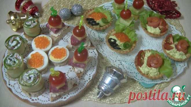 Фуршетные закуски на праздник Кулинарный рецепт