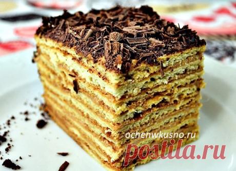 Торт «МИКАДО» с карамельным кремом – объедение! | Готовим вкусно и по-домашнему