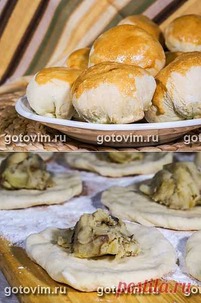 Пирожки с белыми грибами и картофелем. Фото-рецепт / Готовим.РУ