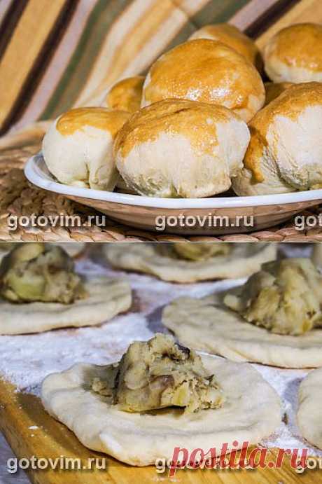 Пирожки с белыми грибами и картофелем. Фото-рецепт / Готовим.РУ