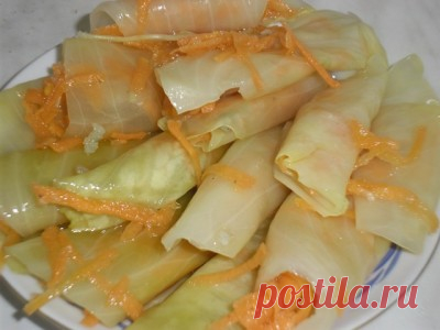Маринованные капустные рулетики : Закуски и бутерброды