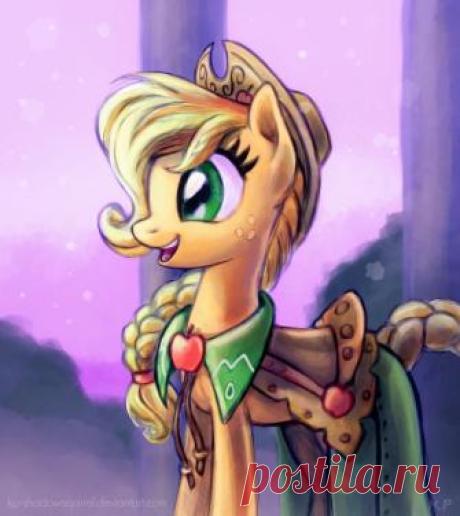 Applejack Gala Portrait by KP-ShadowSquirrel