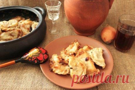 Домашние вареники с капустой и картофе / Свежие рецепты