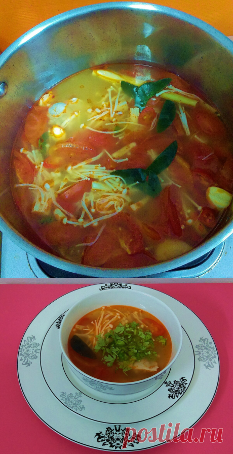 Готовим Том Ям - знаменитый тайский суп, признанный одним из самых вкусных блюд в мире | Тайская бабушка | Яндекс Дзен