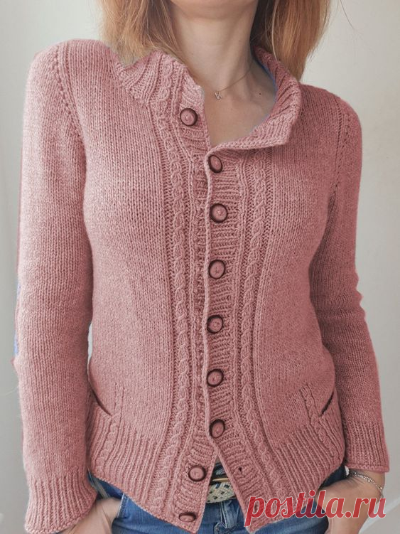 Casual Sweater, Pink / L