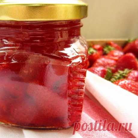 Клубничный конфитюр, рецепт / Простые рецепты