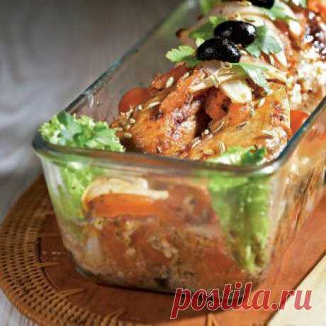 Запеченная курица по-провански, второе блюдо. Пошаговый рецепт с фото