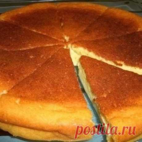 Творожная шарлотка. Очень вкусно!