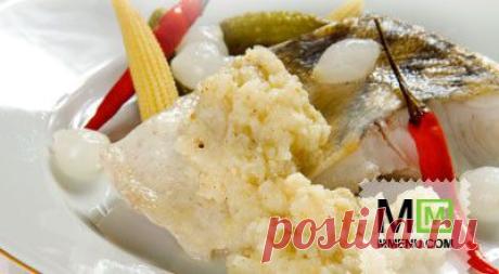 Отварная рыба с яблоками и хреном - кулинарный рецепт. Миллион Меню