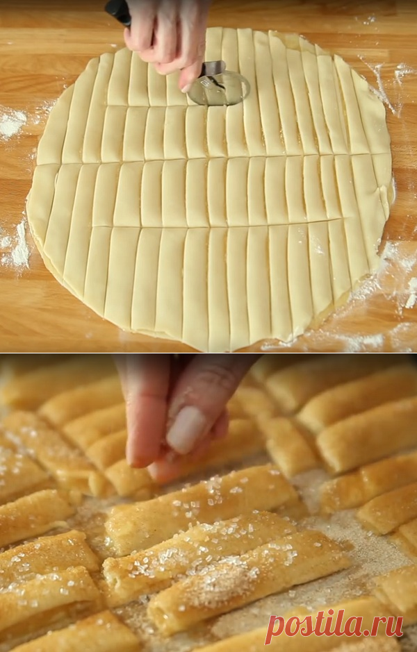 Слоеные палочки с начинкой