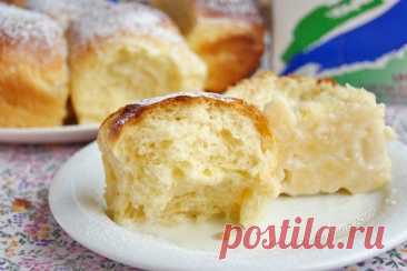 Булочки "Buchteln" со сливками