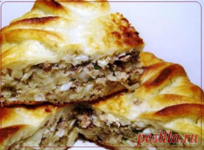 Рыбный пирог на кефире начинка может быть из любых рыбных консервов, в рецепт...
