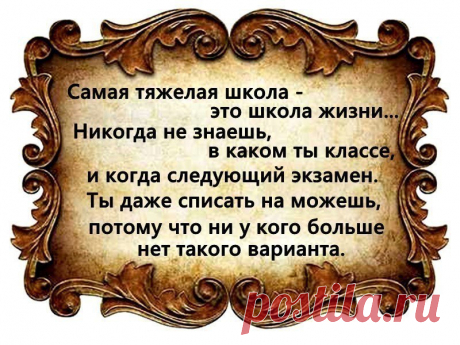 А жизнь моя... сложилась, как сложилась... И на другую я её не променяю... В ней, что должно было - случилось! А дальше...? Дальше... поживу - узнаю!!!