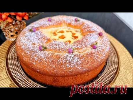 😍Я ГОТОВА ПЕЧЬ ЕГО КАЖДЫЙ ДЕНЬ! БЕСПОДОБНЫЙ СМЕТАННО ТВОРОЖНЫЙ 🥭ПИРОГ! ОЧЕНЬ НЕЖНЫЙ! СЛИШКОМ ВКУСНО!