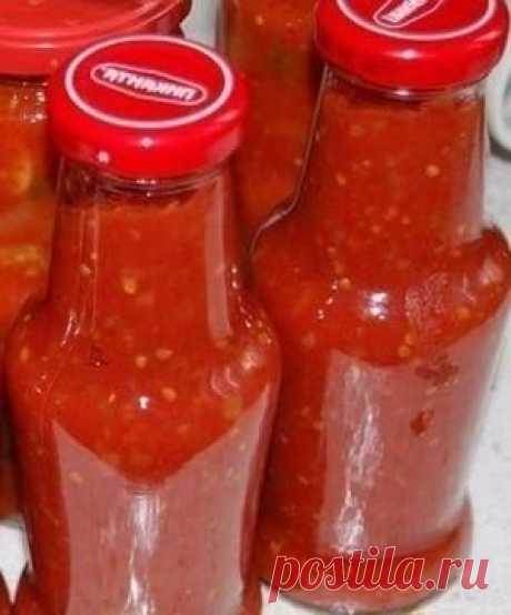 Соус томатный пряный на зиму