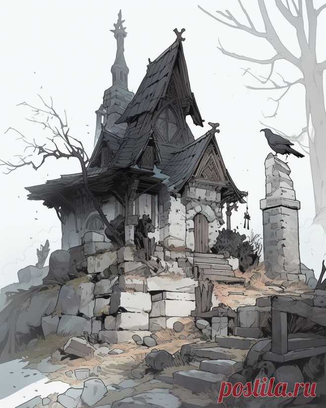 Рисунок. Домик.