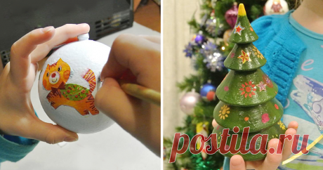 Новогодние поделки с детьми: идеи и воплощение | Журнал Ярмарки Мастеров Статьи о рукоделии, творчестве, дизайне и моде по теме Публикации. Все о хенд мейд в журнале Ярмарки Мастеров ► ✓Читай! ✓Узнавай! ✓Делись!