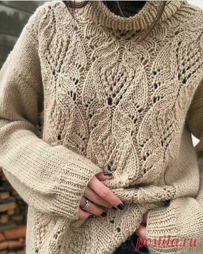 Очень красивый узор для крупных вещей — DIYIdeas