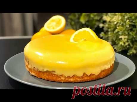 Торт - лимонник. Очень нежный и сочный. Самый вкусный торт