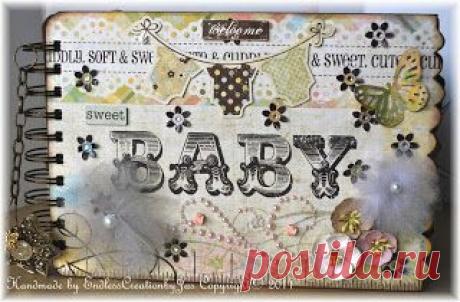EndlessCreationbyJas: Sweet Baby Mini Album for my baby girl Lyra
