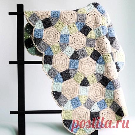 5 уютных и оригинальных пледов крючком. Схемы прилагаются | Paradosik_Handmade | Дзен