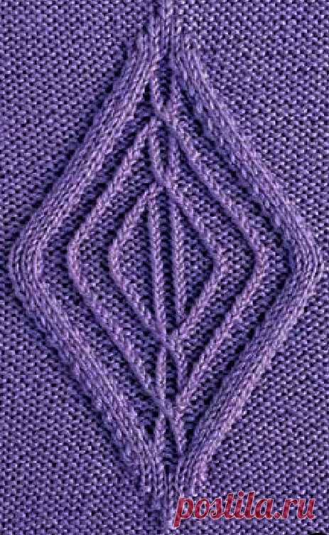 Diamond Cable Knitting - Chart Only ⋆ Knitting Bee