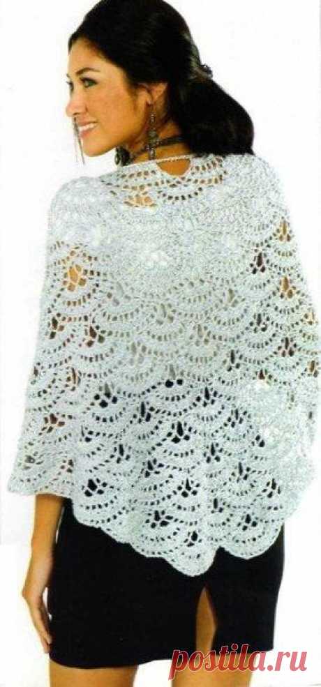 Белая шаль. - Для уюта в доме
