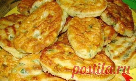 Оладьи с яйцом и зелёным луком! | Самые вкусные кулинарные рецепты
