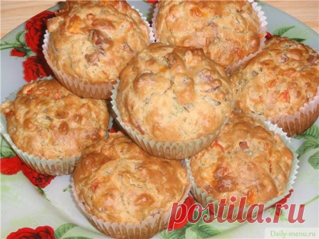 Яблочные кексы (постные) 