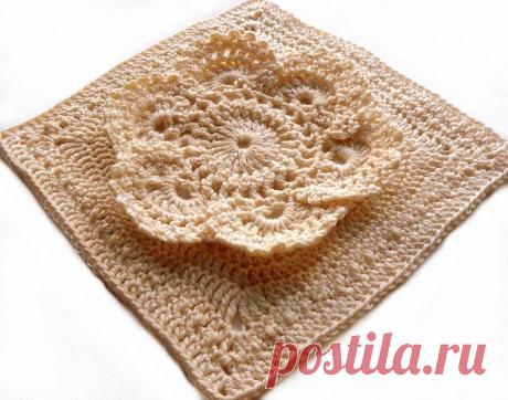 Ravelry: Cow Parsley Afghan Square pattern by Lettice Rose