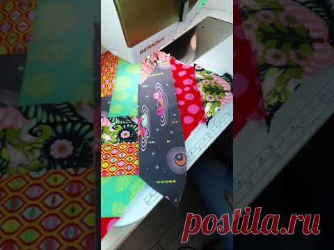 Пэчворк для начинающих.  Французская косичка. Живые мастер-классы JuLiDo. Часть 2.