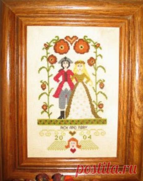 Colonial Wedding Sampler