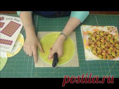 ▶ Cathedral Window Quilt Using the Circle Magic Ruler - YouTube