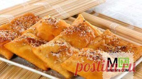 Хрустящее печенье с кунжутом - кулинарный рецепт. Миллион Меню