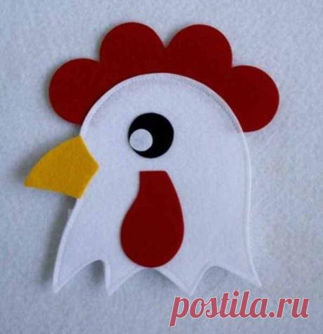 Как сделать аппликацию из ткани "курочка", "петух" своими руками, шаблоны?