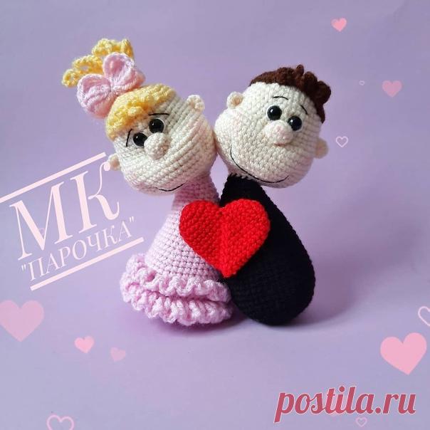 Парочка
Описание вязания игрушки крючком