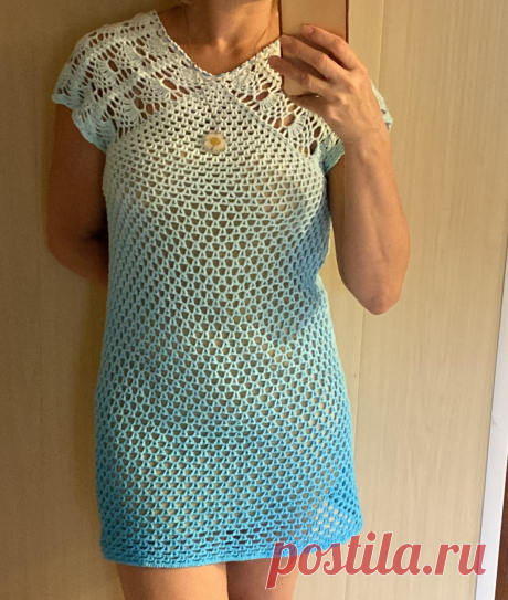 Туника-платье Омбре в разделе Вяжем сами на verena.ru