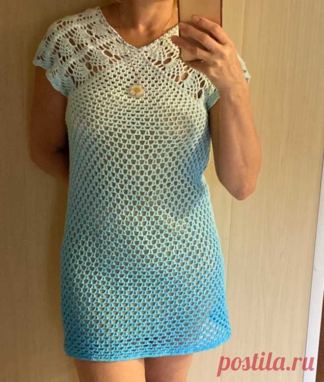 Туника-платье Омбре в разделе Вяжем сами на verena.ru