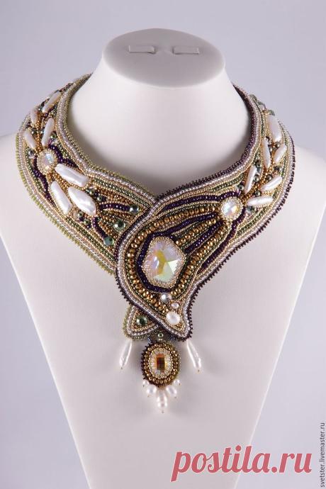 (6) Bead embroidery | Bead embroidery necklace | Бисер и Вышивка