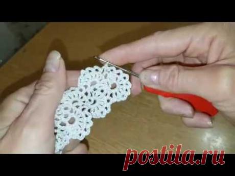 Ленточное кружево. Основа для перчаток. Ribbon lace