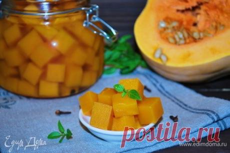 Тыква в маринаде. Ингредиенты: тыква, вода, яблочный уксус