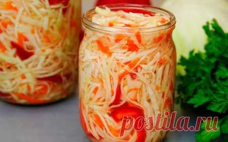 Безумно вкусная маринованная капуста за сутки