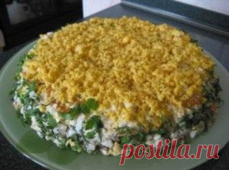 Салат Курочка слоеная