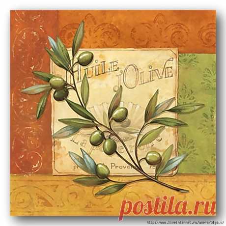 Олива для декупажа.