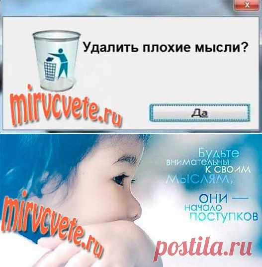 «Диета» от негативных мыслей | Мир в цвете: позитивное мышление, истории успеха, вдохновение